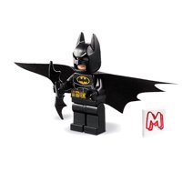 Minifigura Lego Super Heroes Dc Batman Con Traje Negro