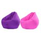 thumbnail image 4 of 2 unids gran tama?o adulto bolsa de frijoles cubierta juguete ropa almacenamiento púrpura, rosa roja, 4 of 5