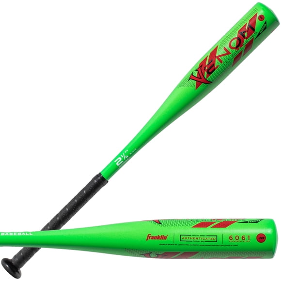 Bate de béisbol Franklin Sports Venom Youth de aluminio 425 ml