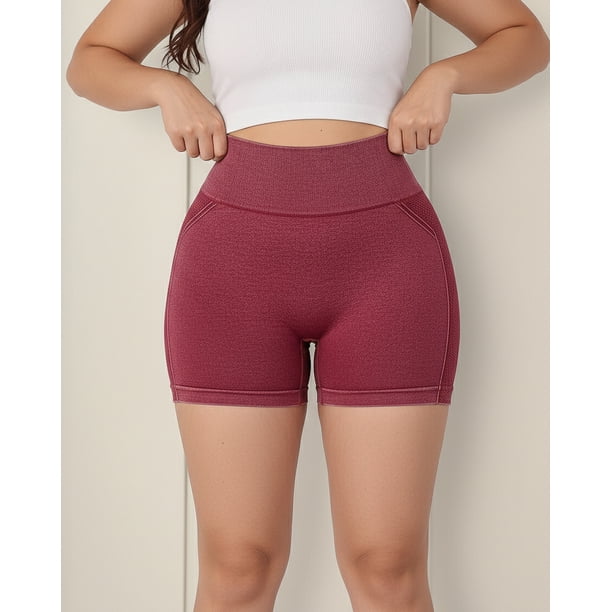 Calza Corta Short Mujer sin Costuras Efecto Push Up Premium