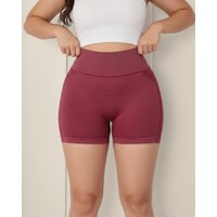 Flix - Calza Corta Short Mujer Sin Costuras Efecto Push Up Premium