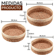 thumbnail image 4 of Set 3 Canastos Contenedor De Almacenamiento Cesta De Escritorio, 4 of 7