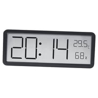 Bothyi - Reloj De Pared Digital, Sencillo Y Versátil, Para Dormitorio, Hogar Y Aula, Color Negro.