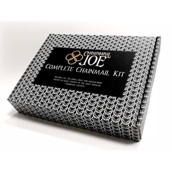 Chainmail Kit Chainmail Joe con libro tutorial de 20 tejidos