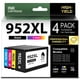 thumbnail image 1 of Cartuchos de tinta MYWEET 952XL 4 unidades (Negro/Color), 1 of 8
