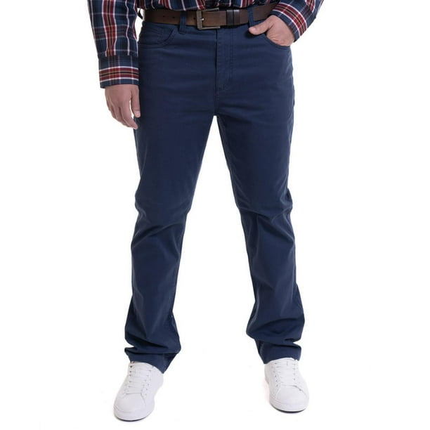 Pantalon 5 Bolsillos Spandex Tostado azul 52