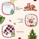 thumbnail image 3 of Pijamas familiares a juego de Navidad con cuello redondo, manga larga, pantalones a cuadros, 3 of 5