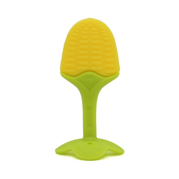 Newborn Freezer Safe Toddler Chew Toys Silicone Banana Toothbrushes Fruit Teethers Soothe Babies Gums Baby Teether