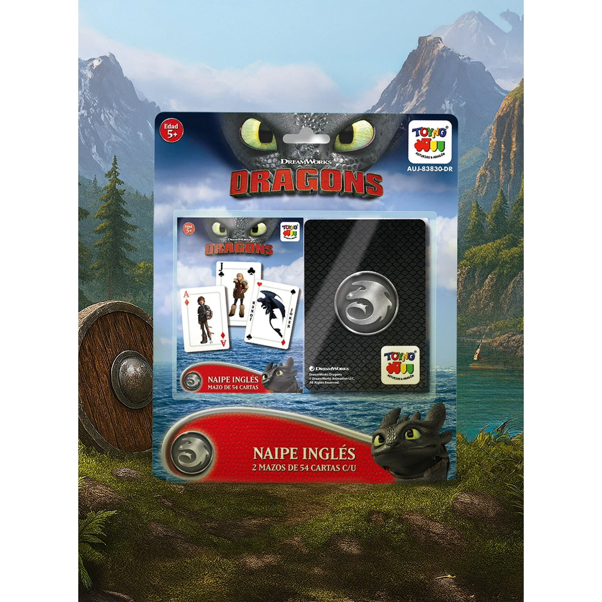 Toyng - Juego De Mesa Naipes Inglés - Dragón