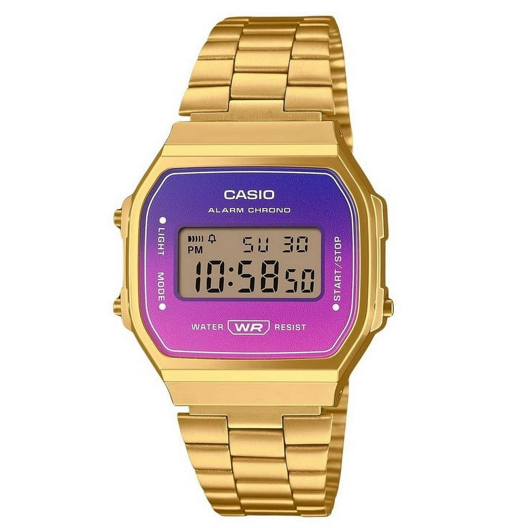 Casio - Reloj Digital Para Hombre Gold Vintage Collection Gradated Hues Quartz A168werg-2a