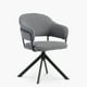 thumbnail image 2 of Silla Home Office Stanford Giratoria Gris Oscuro, 2 of 6