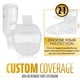 thumbnail image 3 of Protector de piernas Franklin Sports PRT Series, béisbol para adultos, blanco/dorado, 3 of 9