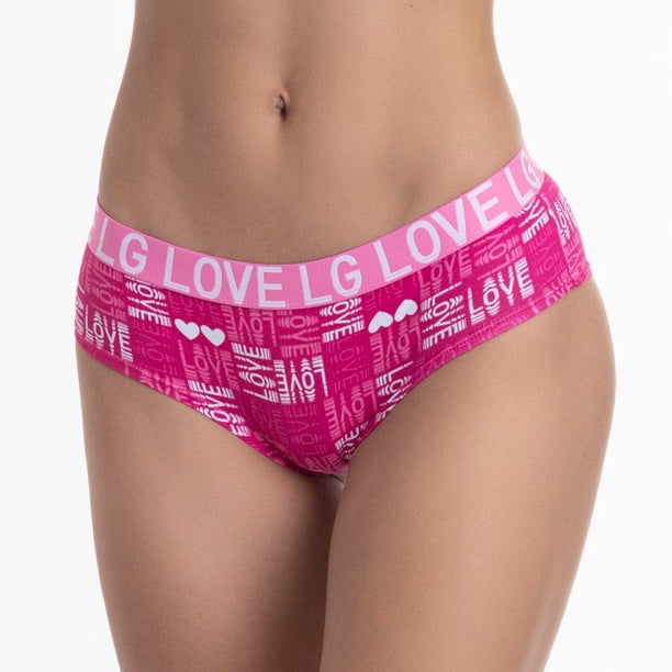 Calzón Algodón Tiro Medio Estampado Mujer LADY GENNY