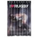 thumbnail image 1 of Cortina de ducha divertida de rugby "Me encanta el rugby", juego de cortina de baño con ganchos, tamaño 48 x 72 pulgadas, 1 of 3