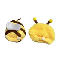 Magideal - Ropa De De Peluche Para Disfraces De Muñecas De 15Cm, Bonitos Accesorios Para Fotos, Juego De Simulación, Ropa Cómoda De Animales De Peluche, Amarillo