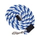 thumbnail image 3 of Accesorio de cabestro de cuerda para caballos, de rápida ejecución, para entrenamiento de cabezada, con riendas, para caballos, de alta resistencia, p Azul Blanco, 3 of 5