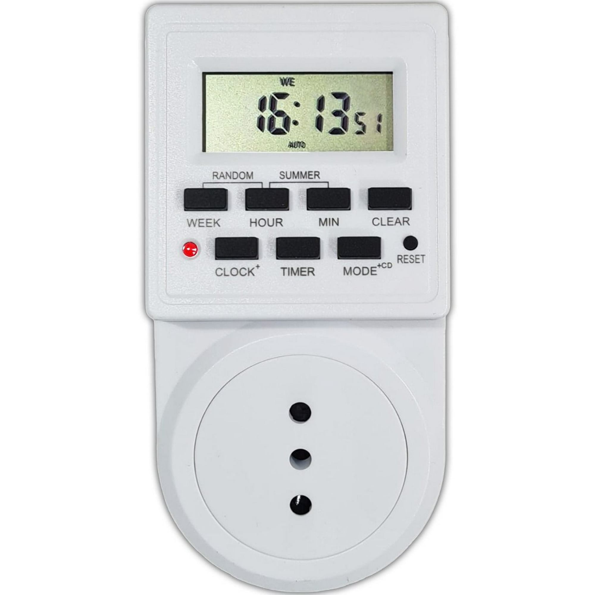 Timer Electrico Digital Temporizador Programable a la Corriente Indoor ...