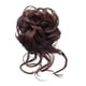 thumbnail image 3 of Coleteros Elásticos Para Moños Despeinados Para Mujeres Y Niñas Que Añaden Volumen Al Moño Marrón Oscuro, 3 of 3