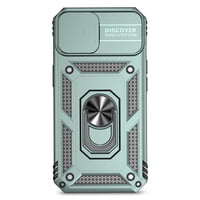 Estuche Gangxun Para Iphone 15, Soporte Giratorio 360°, Estilo Mecánico Y Magnético