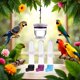 thumbnail image 4 of Dispensador de Agua para Aves Jizlan con Alimentador Automático para Jaula, 4 of 9