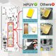 thumbnail image 2 of Kit de luz LED para refrigerador de 2 piezas HPUY W10515058 W10515057, 2 of 6