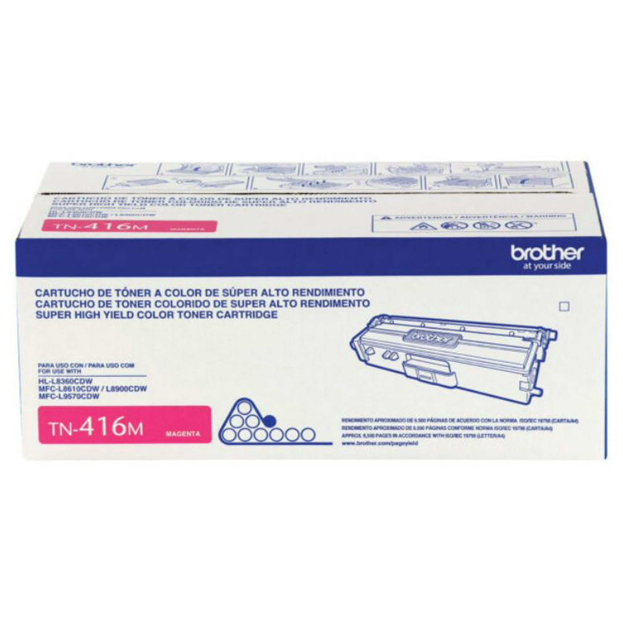 Brother - Cartucho De Toner Tn-416m Magenta