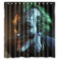 Pinghai - Cortina De Ducha De Batman Joker Con Ganchos (167 X 183 Cm)