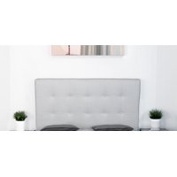 Diseños Valestrini - Respaldo Dos Plazas Lino Gris