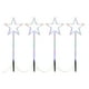 thumbnail image 1 of Set 4 Estacas Solares Navidad Diseño Estrellas, 1 of 4