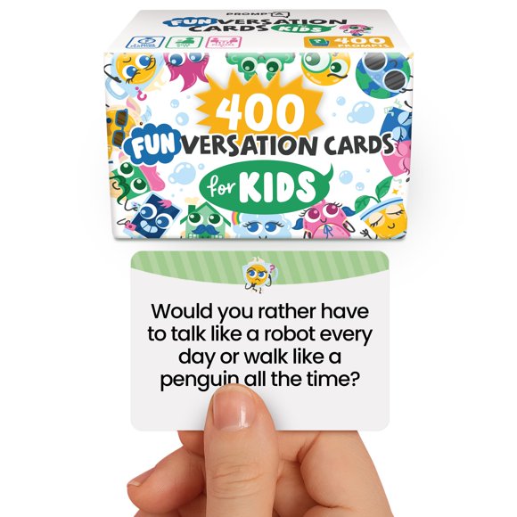 Tarjetas de conversación Prompta 400 para niños de 6 a 11 años - Juego divertido