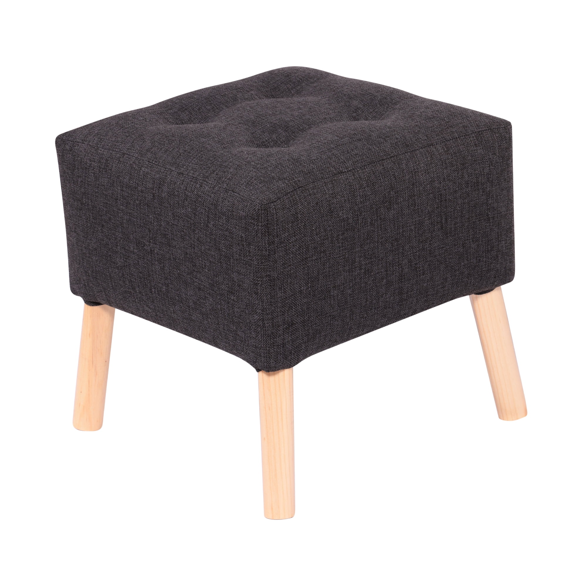 Máxima Design - Pouf Alemania Gris Negro Omega 42x42x43 Cm