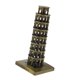 thumbnail image 2 of Modelo De Torre Inclinada De Pisa, Decoración Del Hogar, Artículo De Mobiliario Artesanal De Metal, 15,5 CM, 2 of 3