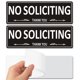 thumbnail image 1 of Cartel de No Solicitar i-CowFun Pack de 2 (19 × 6 cm) Aluminio, 1 of 8
