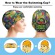 thumbnail image 3 of Las Tortugas Ninja Gorro de Natación de Licra, Gorro de Baño de Tela Cómoda, Gorro Elástico Antideslizante para Hombres, Mujeres y Niños, 3 of 6
