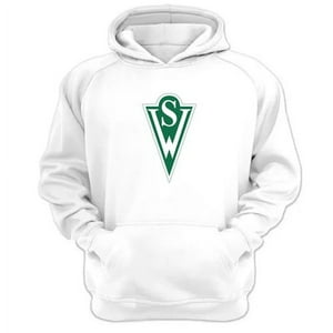 Genérico - Poleron Canguro Santiago Wanderers Blanco Talla S Unisex