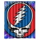 thumbnail image 1 of Cortina de ducha de Grateful Dead, juego de cortina de baño con ganchos, tamaño 60 x 72 pulgadas, 1 of 3