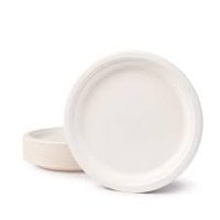Genérica - Plato Blanco Biodegradable 15Cm Pack 100 Unds Fiestas