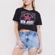thumbnail image 3 of Polera Mujer Fun Manga Corta Crop Negro Vasity Corona, 3 of 5