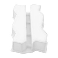 Ioensy - Herramienta De Fundición De Ladrillos De Pared Para Hacer Bordes Y Bordes De Moldes De Cercas Para Entrada De Patio Trasero