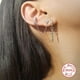 thumbnail image 2 of Aretes HESHPAWS Dagger Plata S925 con Broche Diamantado, 2 of 3