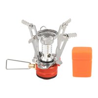 Ioensy - Estufa De Gas Para Acampar Estufa Plegable Para Exteriores Utensilios De Cocina Mini Quemador De Gas Portátil