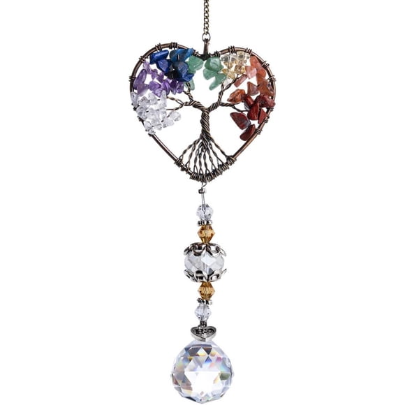 Atrapasol corazón de cristal K9 HD Hyaline Dora