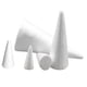 thumbnail image 1 of 5 Uds Conos De Espuma Conos De árbol De Espuma Formas De Cono Blanco Para Centro De Mesa, 1 of 5