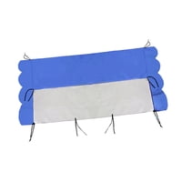 Magideal - Cubierta Para Montacargas Toldo Impermeable De Pvc Y Tela De Malla Con Protección Solar Y Visibilidad Transparente Fácil Instalación Y Resistente A La Azul Oscuro 105X140Cm
