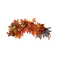 Bothyi - Guirnalda De Otoño Para Halloween, Guirnalda De Hojas De Arce Otoñales Para Balcón, Acción De Gracias