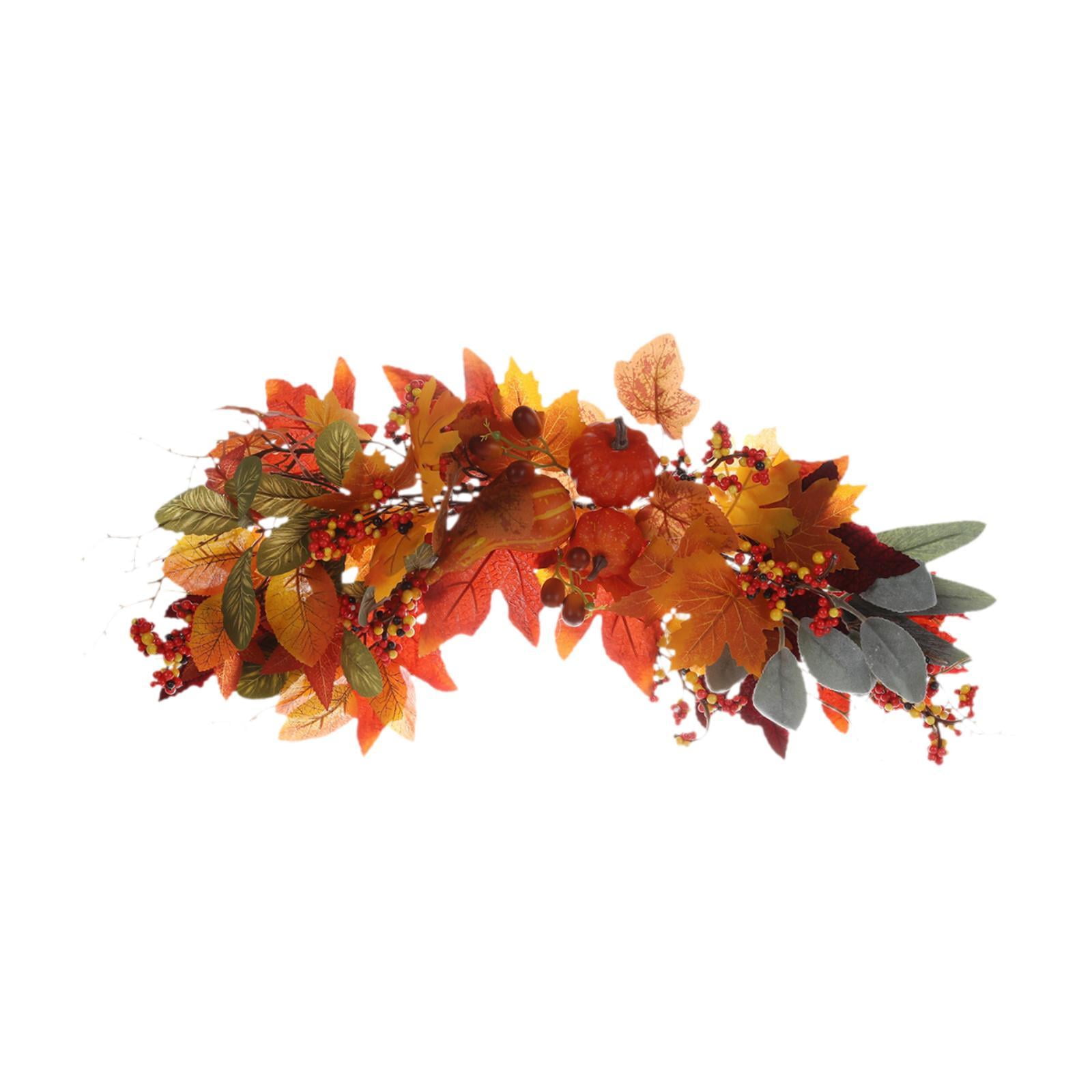 Bothyi - Guirnalda De Otoño Para Halloween, Guirnalda De Hojas De Arce Otoñales Para Balcón, Acción De Gracias