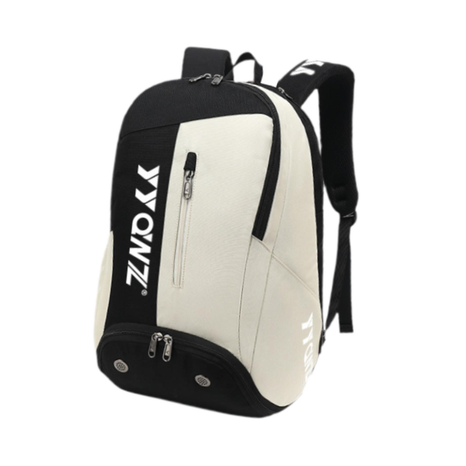 Ioensy - Bolsa De Bádminton Para Hombre Y Mujer, Mochila De Lona Para Entrenamiento, Bádminton, Raquetbol, Color Beige