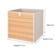 thumbnail image 3 of Cubo Organizador 31cm Bamboo, 3 of 4