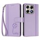 thumbnail image 3 of Funda Cartera Trébol para Motorola Edge 70 Pro con Ranuras Tarjetas y Carga Inalámbrica Morado claro, 3 of 6