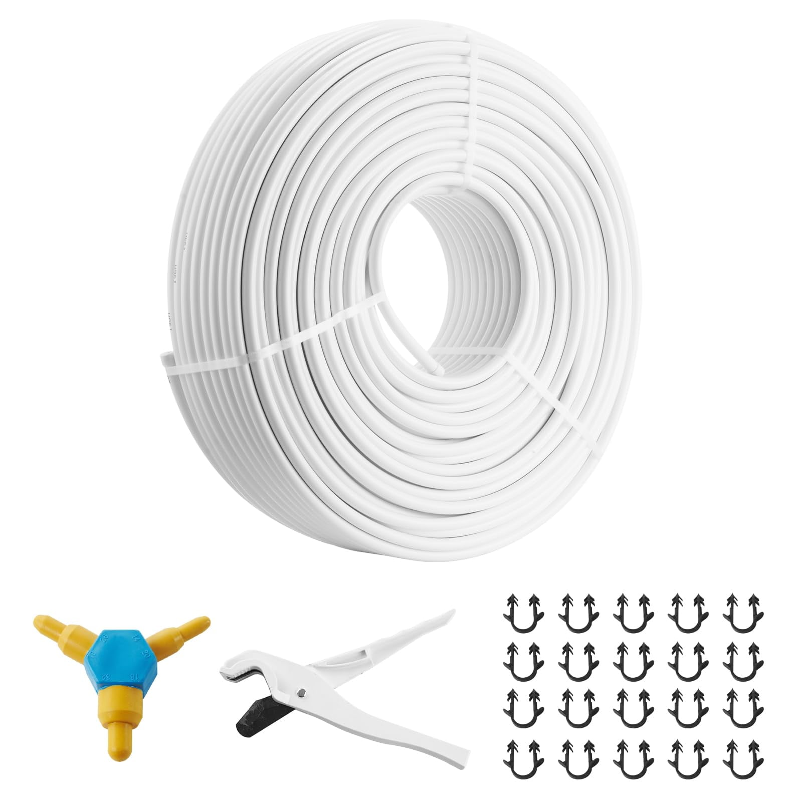 Tubo Pex Para Suelo Radiante Vevor, Aluminio Y Plástico, 200 M, 16 Mm